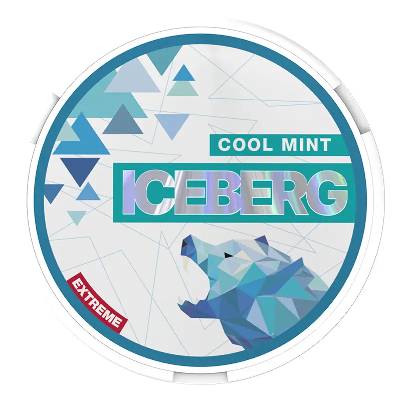  Cool Mint Extreme Nicotine Pouches by Ice Berg 50mg/g 